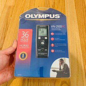 Olympus VN-2100 Digital Voice Recorder 36hrs Recording Time XHQ